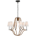 VISUAL COMFORT SIGNATURE, BISCAYNE WRAPPED CHANDELIER, CHANDELIER LIGHT