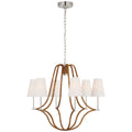VISUAL COMFORT SIGNATURE, BISCAYNE WRAPPED CHANDELIER, CHANDELIER LIGHT