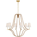 VISUAL COMFORT SIGNATURE, BISCAYNE WRAPPED CHANDELIER, CHANDELIER LIGHT