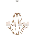 VISUAL COMFORT SIGNATURE, BISCAYNE WRAPPED CHANDELIER, CHANDELIER LIGHT
