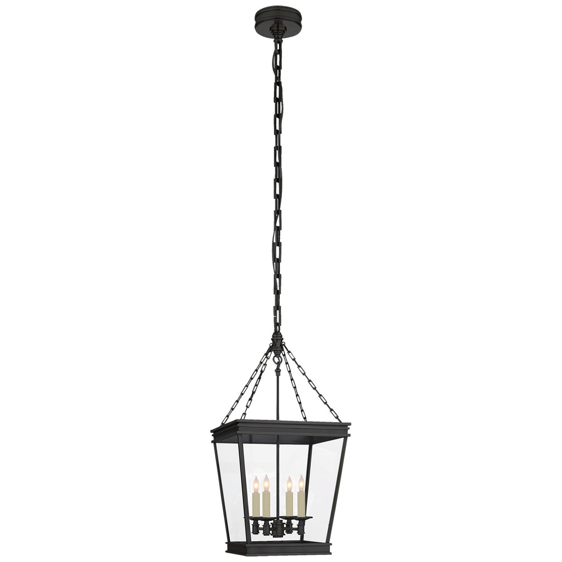 VISUAL COMFORT SIGNATURE, LAUNCETON SQUARE LANTERN, LANTERN CEILING LIGHT