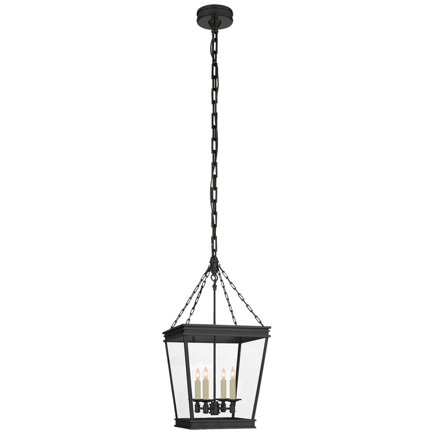 VISUAL COMFORT SIGNATURE, LAUNCETON SQUARE LANTERN, LANTERN CEILING LIGHT