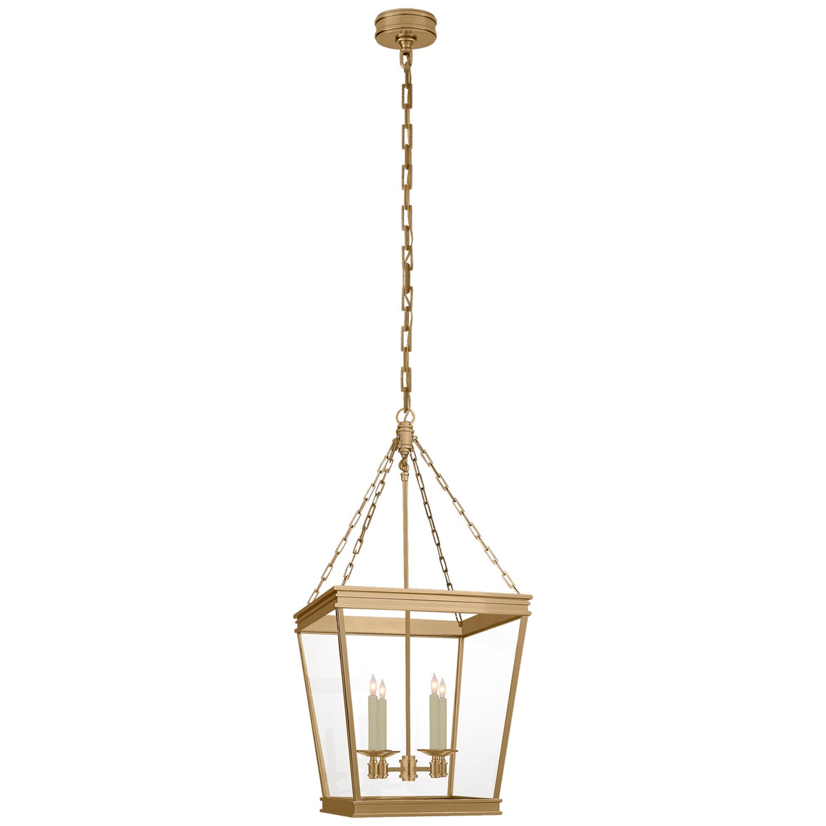VISUAL COMFORT SIGNATURE, LAUNCETON SQUARE LANTERN, LANTERN CEILING LIGHT