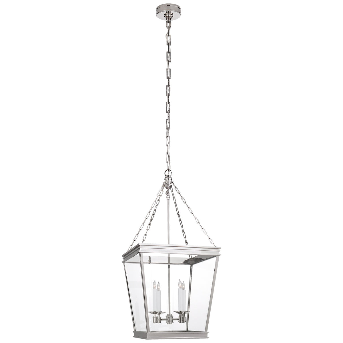 VISUAL COMFORT SIGNATURE, LAUNCETON SQUARE LANTERN, LANTERN CEILING LIGHT