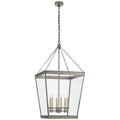 VISUAL COMFORT SIGNATURE, LAUNCETON SQUARE LANTERN, LANTERN CEILING LIGHT