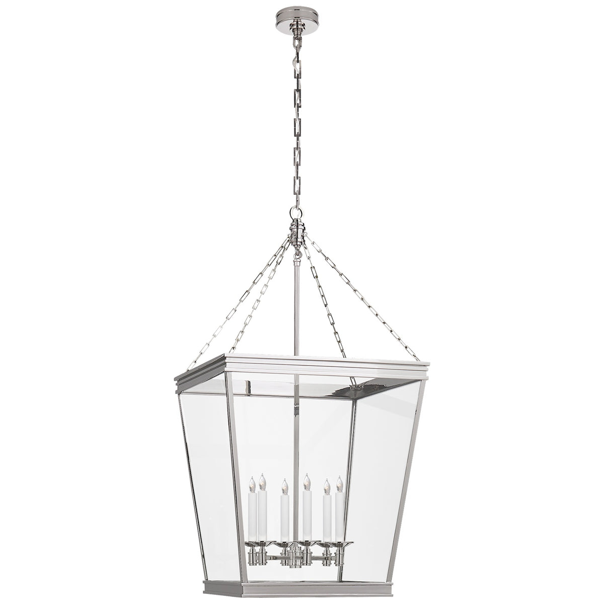 VISUAL COMFORT SIGNATURE, LAUNCETON SQUARE LANTERN, LANTERN CEILING LIGHT