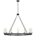 VISUAL COMFORT SIGNATURE, LAUNCETON GRANDE RING CHANDELIER, CHANDELIER LIGHT