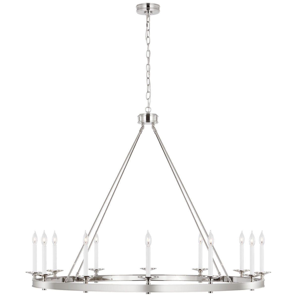 VISUAL COMFORT SIGNATURE, LAUNCETON GRANDE RING CHANDELIER, CHANDELIER LIGHT