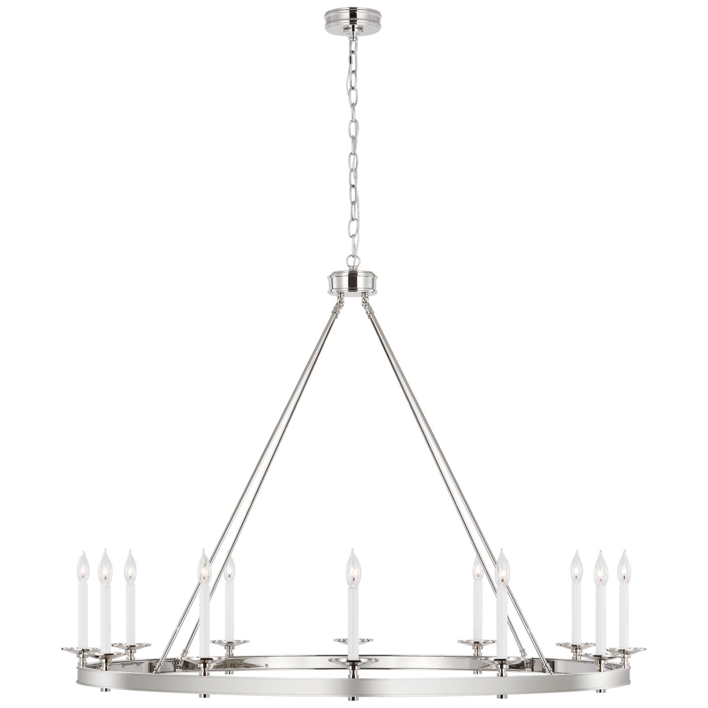 VISUAL COMFORT SIGNATURE, LAUNCETON GRANDE RING CHANDELIER, CHANDELIER LIGHT