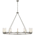VISUAL COMFORT SIGNATURE, LAUNCETON OVERSIZED RING CHANDELIER, CHANDELIER LIGHT