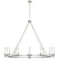 VISUAL COMFORT SIGNATURE, LAUNCETON OVERSIZED RING CHANDELIER, CHANDELIER LIGHT