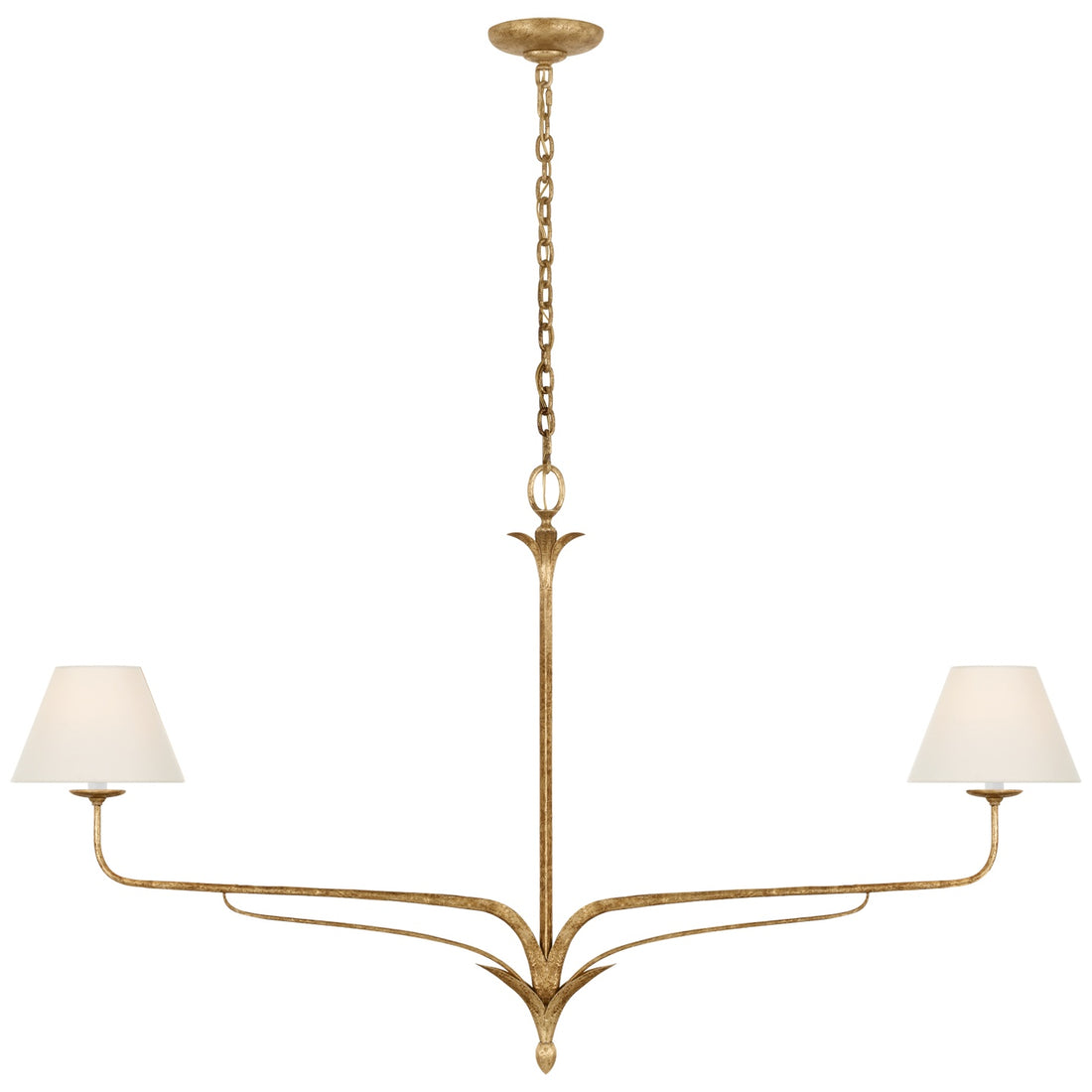 VISUAL COMFORT SIGNATURE, AMALFI LINEAR CHANDELIER, LINEAR LIGHT