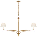 VISUAL COMFORT SIGNATURE, AMALFI LINEAR CHANDELIER, LINEAR LIGHT
