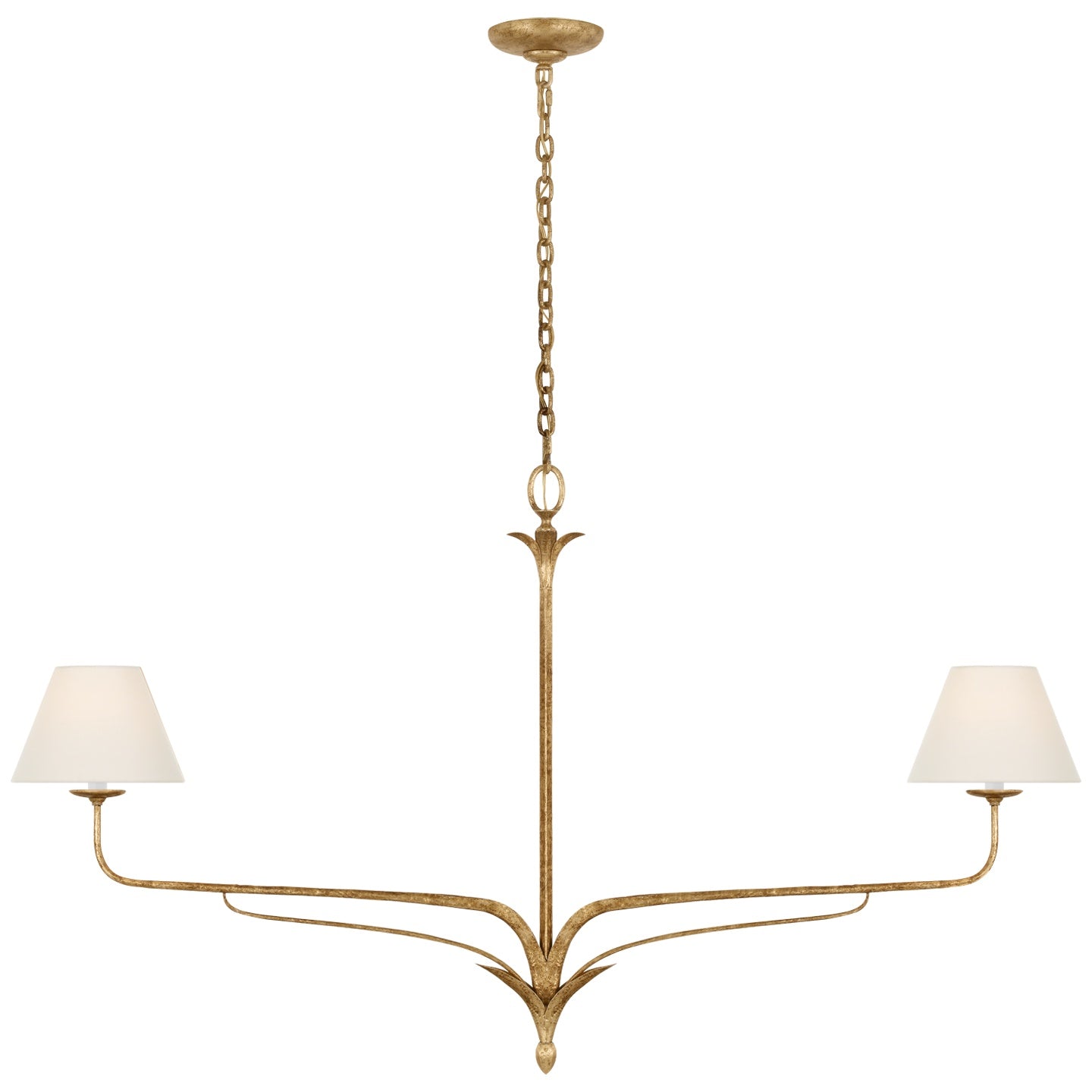 VISUAL COMFORT SIGNATURE, AMALFI LINEAR CHANDELIER, LINEAR LIGHT