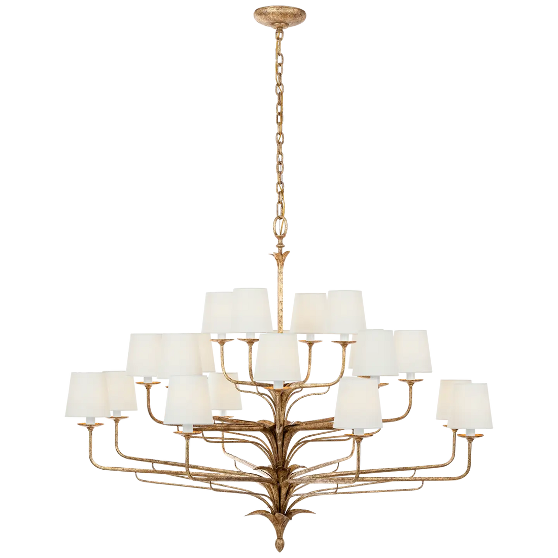 VISUAL COMFORT SIGNATURE, AMALFI THREE-TIERED CHANDELIER, CHANDELIER LIGHT