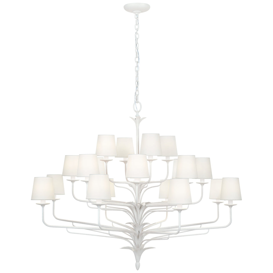 VISUAL COMFORT SIGNATURE, AMALFI THREE-TIERED CHANDELIER, CHANDELIER LIGHT