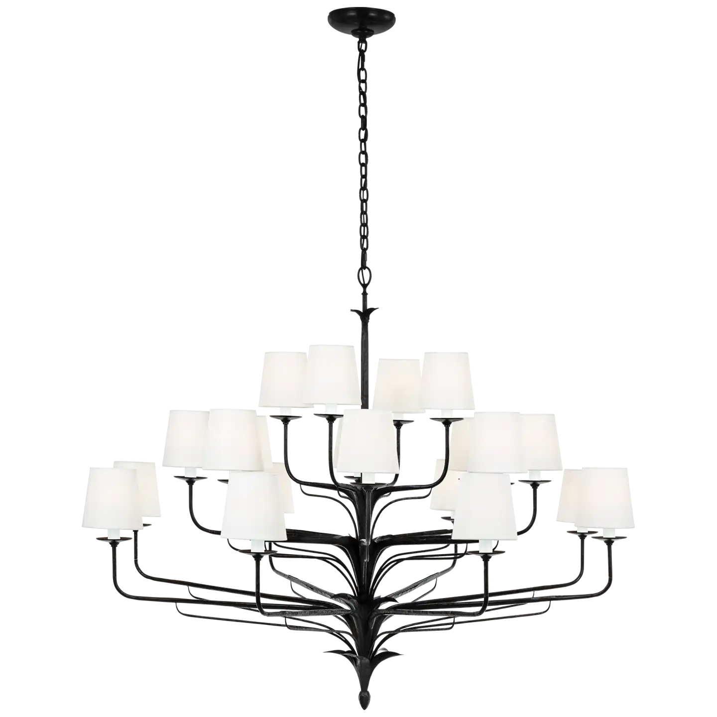 VISUAL COMFORT SIGNATURE, AMALFI THREE-TIERED CHANDELIER, CHANDELIER LIGHT