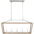 VISUAL COMFORT SIGNATURE, DARLANA RATTAN WRAPPED LINEAR LANTERN, LINEAR LIGHT