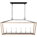 VISUAL COMFORT SIGNATURE, DARLANA RATTAN WRAPPED LINEAR LANTERN, LINEAR LIGHT