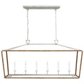 VISUAL COMFORT SIGNATURE, DARLANA RATTAN WRAPPED LINEAR LANTERN, LINEAR LIGHT
