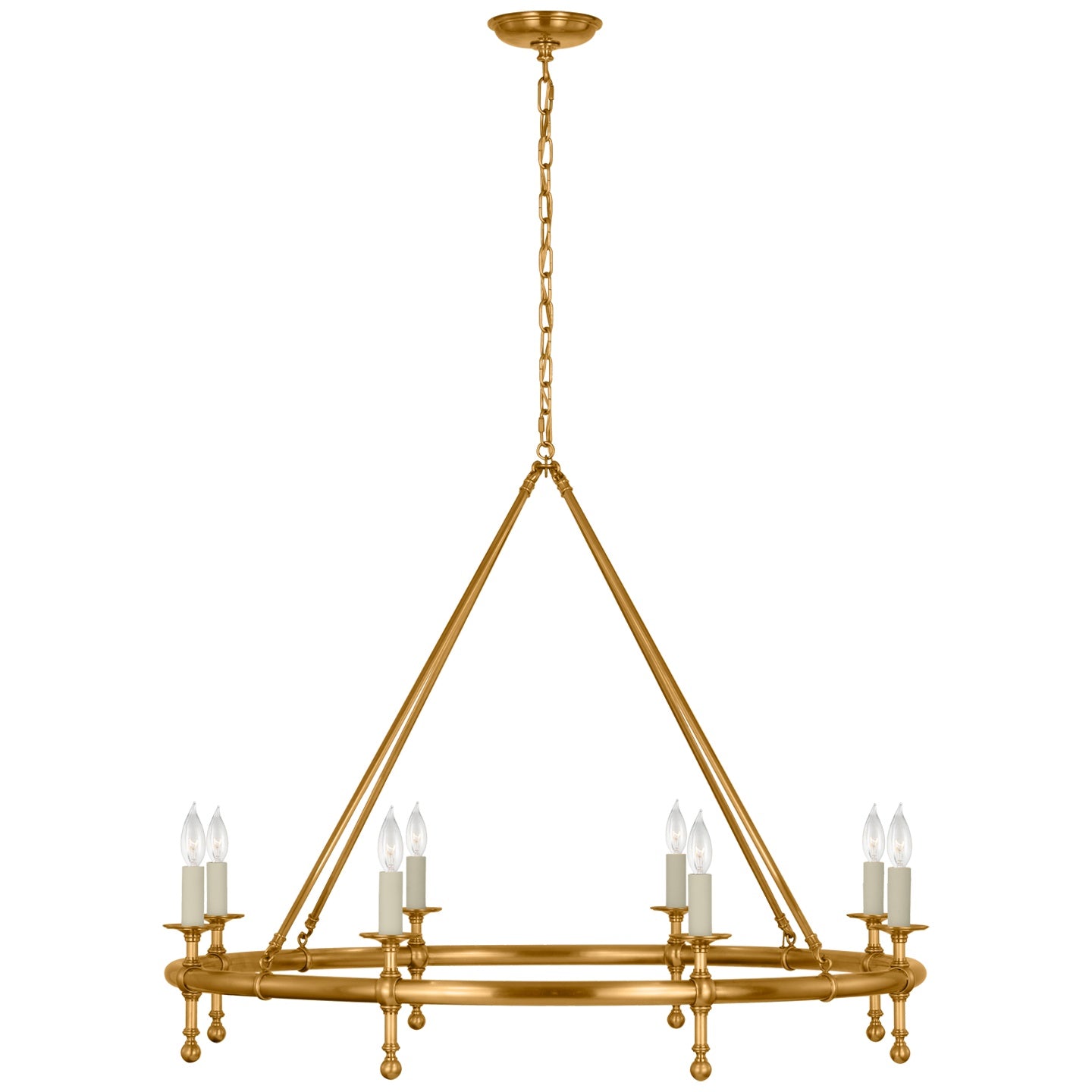 VISUAL COMFORT SIGNATURE, CLASSIC RING CHANDELIER, CHANDELIER LIGHT