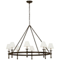 VISUAL COMFORT SIGNATURE, CLASSIC RING CHANDELIER, CHANDELIER LIGHT