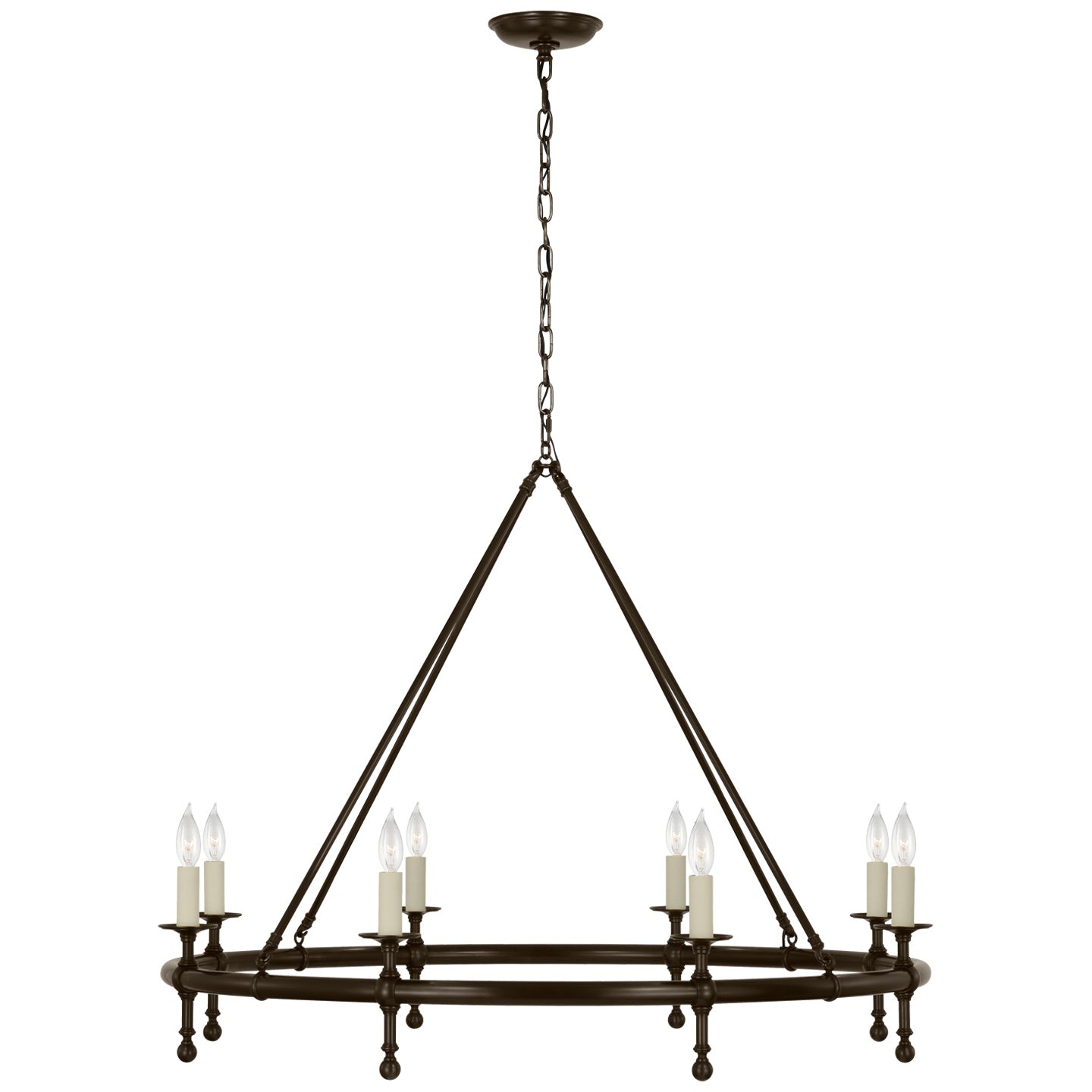 VISUAL COMFORT SIGNATURE, CLASSIC RING CHANDELIER, CHANDELIER LIGHT