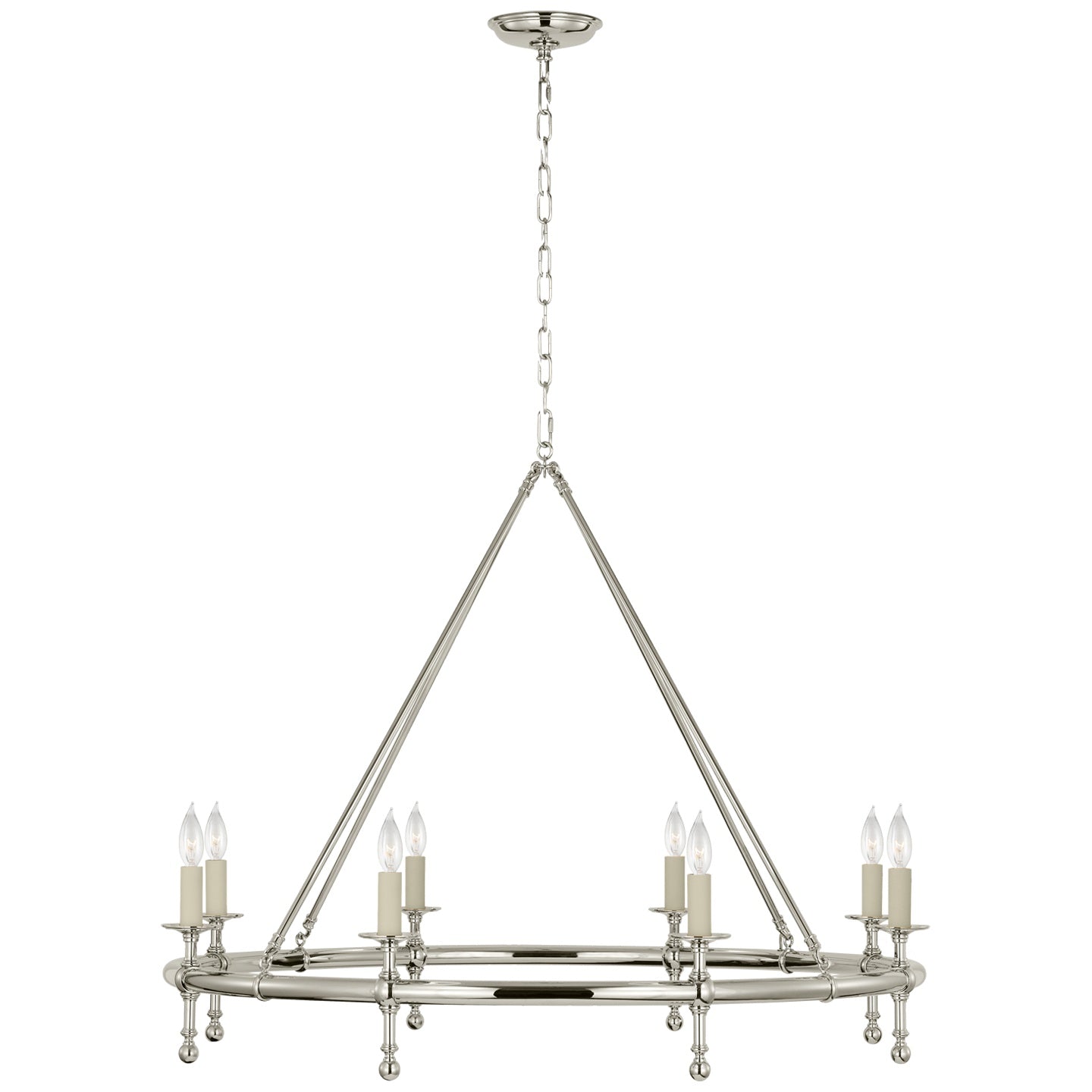VISUAL COMFORT SIGNATURE, CLASSIC RING CHANDELIER, CHANDELIER LIGHT