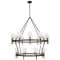 VISUAL COMFORT SIGNATURE, CLASSIC TWO-TIER RING CHANDELIER, CHANDELIER LIGHT