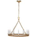 VISUAL COMFORT SIGNATURE, DARLANA WRAPPED RING CHANDELIER, CHANDELIER LIGHT
