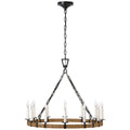 VISUAL COMFORT SIGNATURE, DARLANA WRAPPED RING CHANDELIER, CHANDELIER LIGHT