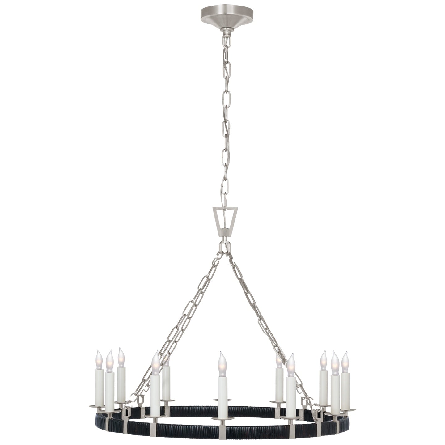 VISUAL COMFORT SIGNATURE, DARLANA WRAPPED RING CHANDELIER, CHANDELIER LIGHT