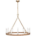 VISUAL COMFORT SIGNATURE, DARLANA WRAPPED RING CHANDELIER, CHANDELIER LIGHT