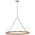VISUAL COMFORT SIGNATURE, DARLANA WRAPPED RING CHANDELIER, CHANDELIER LIGHT