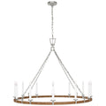 VISUAL COMFORT SIGNATURE, DARLANA WRAPPED RING CHANDELIER, CHANDELIER LIGHT