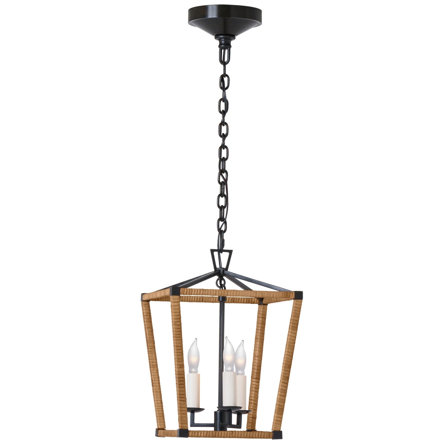 VISUAL COMFORT SIGNATURE, DARLANA MINI WRAPPED LANTERN, LANTERN CEILING LIGHT