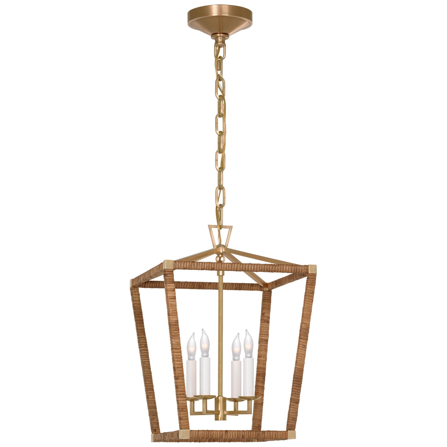 VISUAL COMFORT SIGNATURE, DARLANA WRAPPED LANTERN, LANTERN CEILING LIGHT