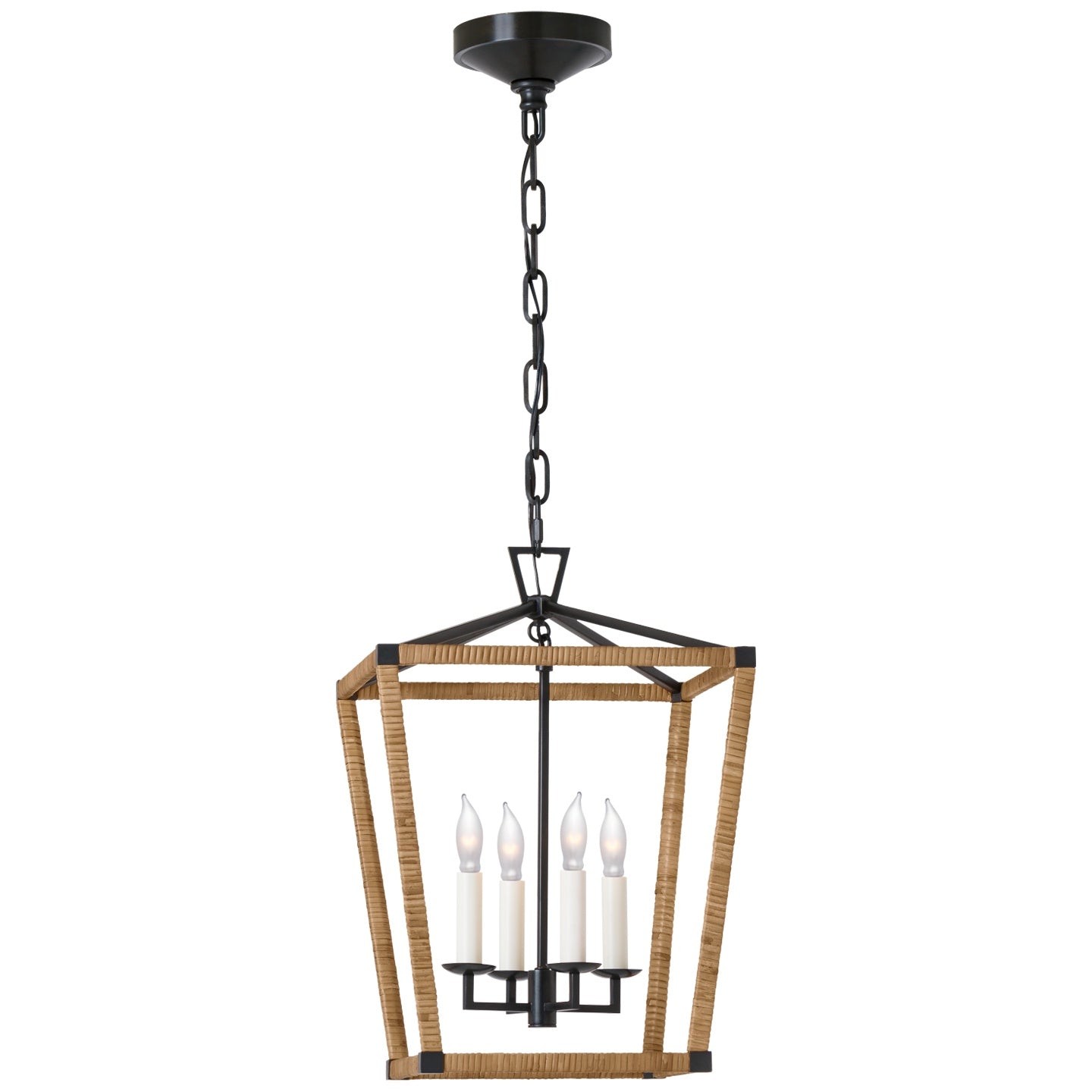 VISUAL COMFORT SIGNATURE, DARLANA WRAPPED LANTERN, LANTERN CEILING LIGHT