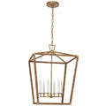 VISUAL COMFORT SIGNATURE, DARLANA WRAPPED LANTERN, LANTERN CEILING LIGHT