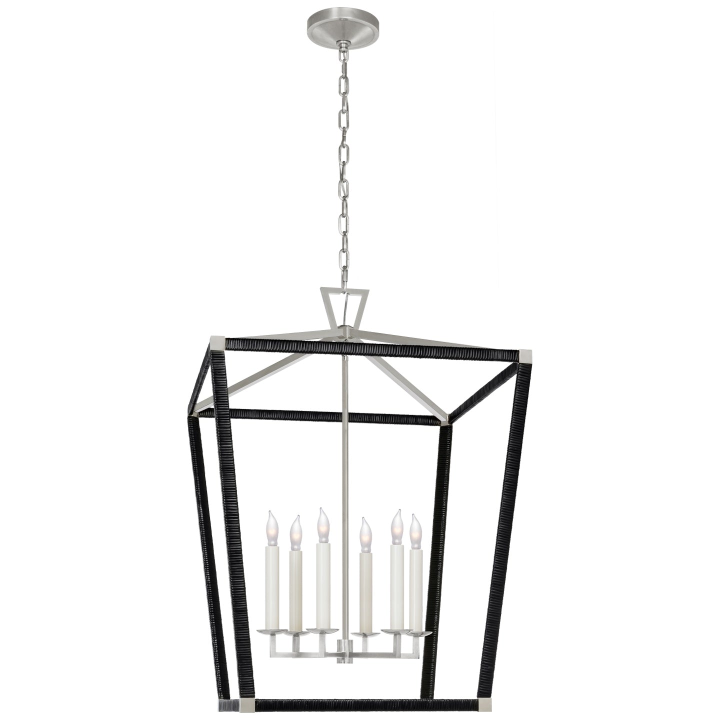 VISUAL COMFORT SIGNATURE, DARLANA WRAPPED LANTERN, LANTERN CEILING LIGHT