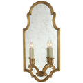 VISUAL COMFORT SIGNATURE, SUSSEX FRAMED DOUBLE SCONCE, WALL SCONCES