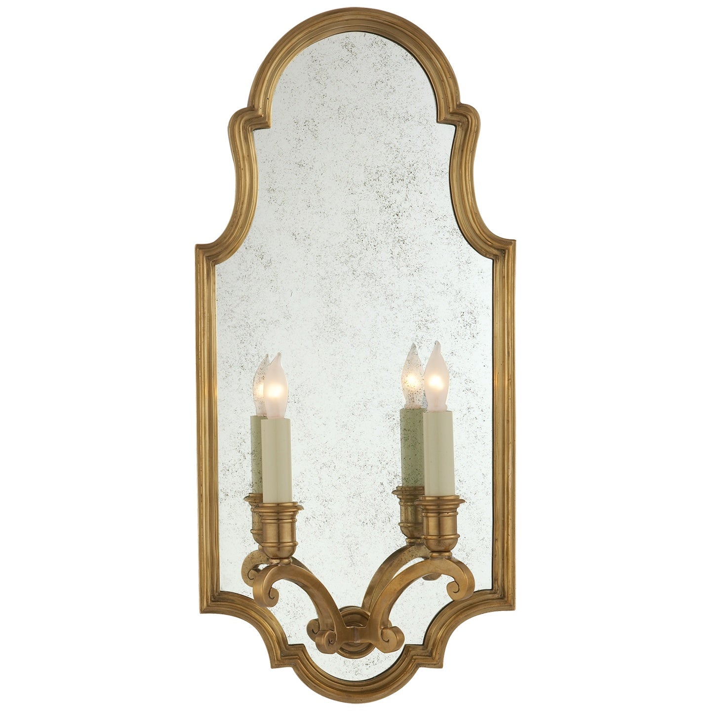 VISUAL COMFORT SIGNATURE, SUSSEX FRAMED DOUBLE SCONCE, WALL SCONCES