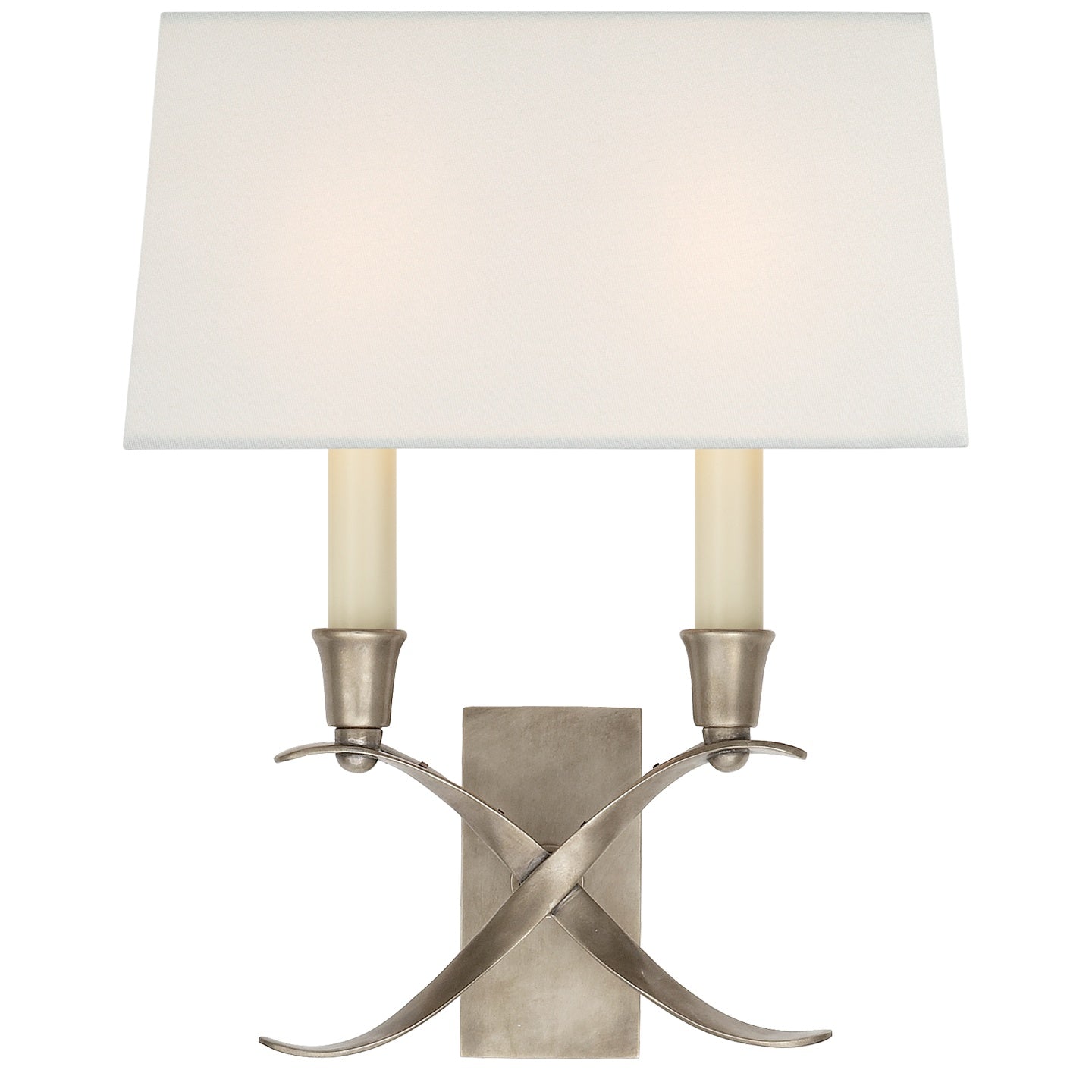 VISUAL COMFORT SIGNATURE, CROSS BOUILLOTTE SCONCE, WALL SCONCES