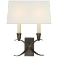 VISUAL COMFORT SIGNATURE, CROSS BOUILLOTTE SCONCE, WALL SCONCES