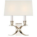 VISUAL COMFORT SIGNATURE, CROSS BOUILLOTTE SCONCE, WALL SCONCES