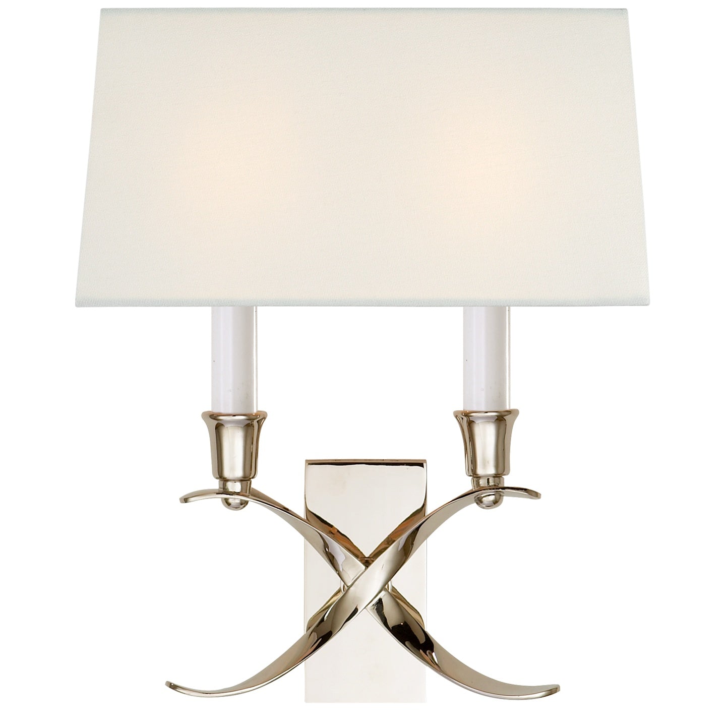 VISUAL COMFORT SIGNATURE, CROSS BOUILLOTTE SCONCE, WALL SCONCES