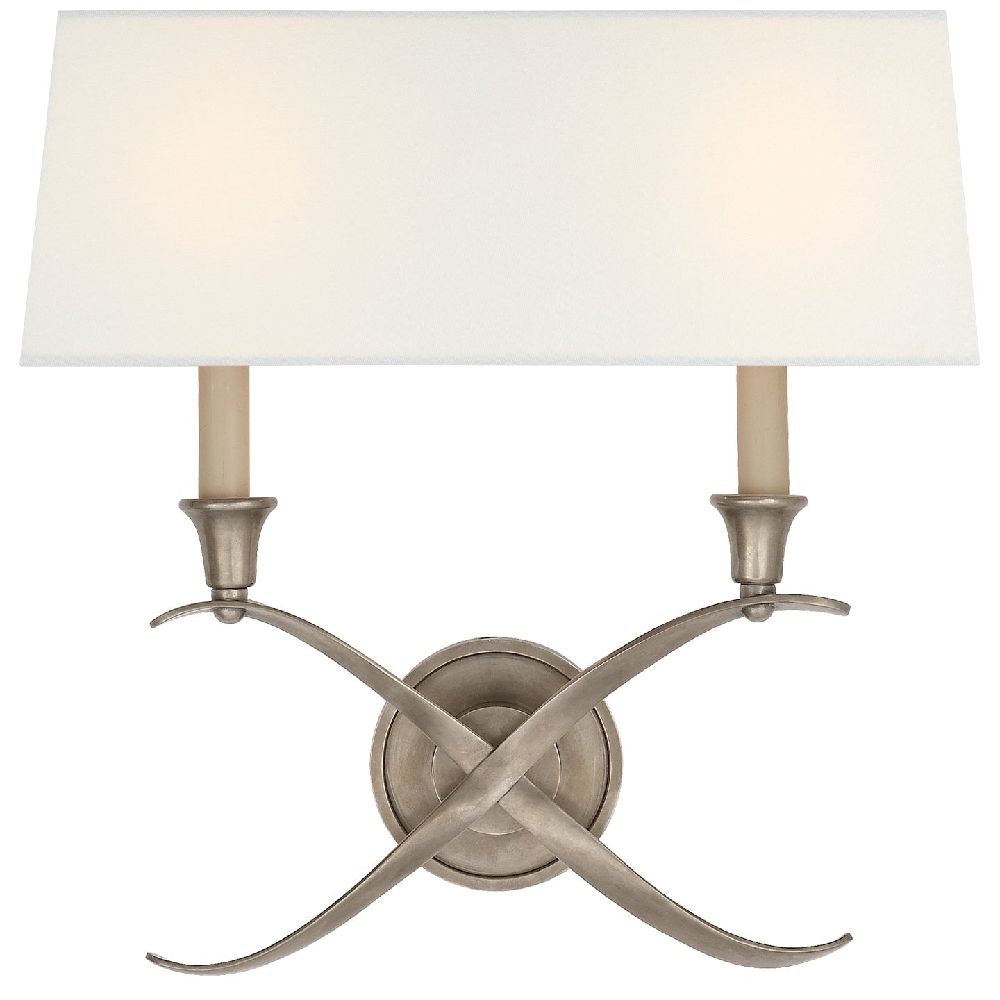 VISUAL COMFORT SIGNATURE, CROSS BOUILLOTTE SCONCE, WALL SCONCES