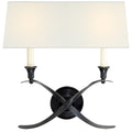 VISUAL COMFORT SIGNATURE, CROSS BOUILLOTTE SCONCE, WALL SCONCES