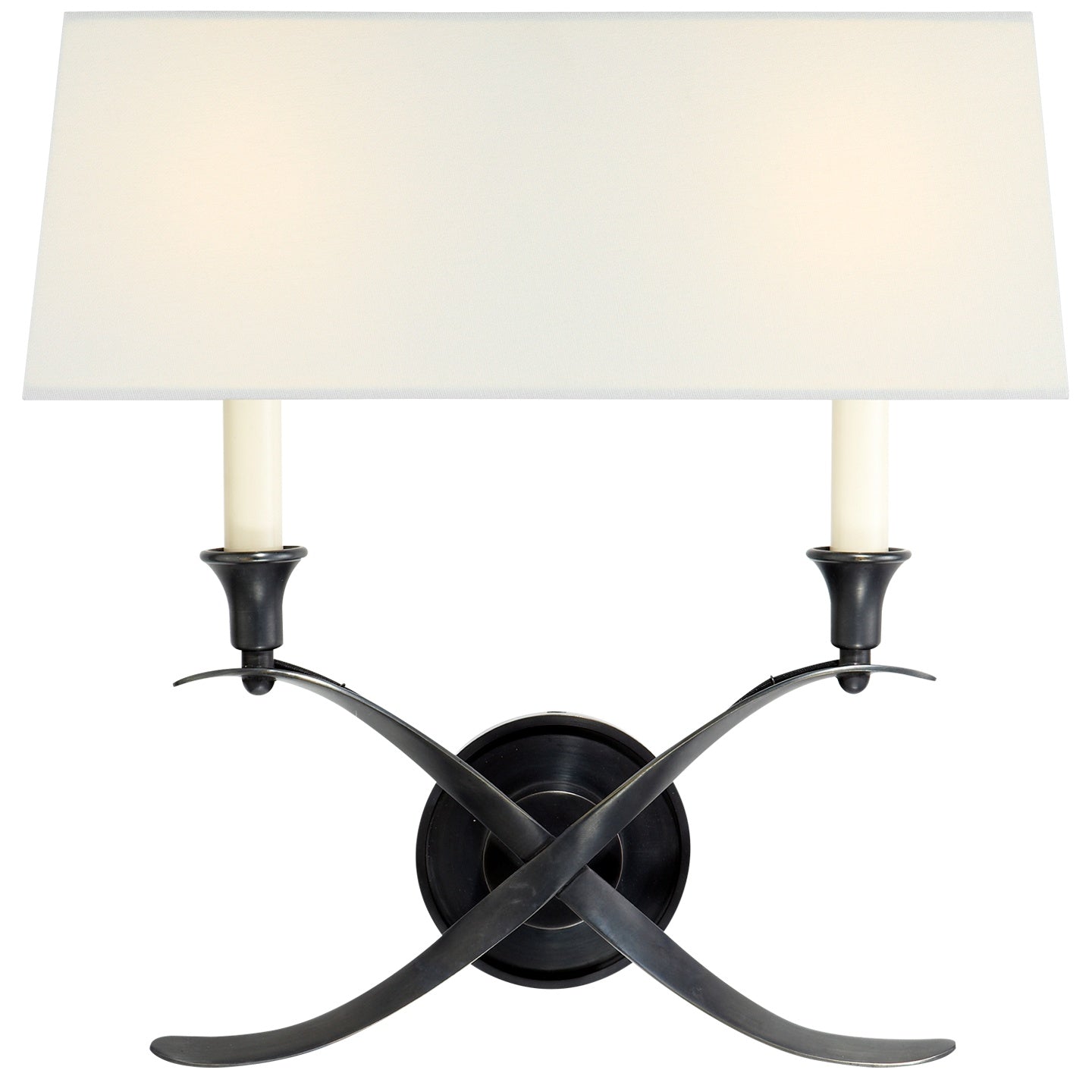 VISUAL COMFORT SIGNATURE, CROSS BOUILLOTTE SCONCE, WALL SCONCES