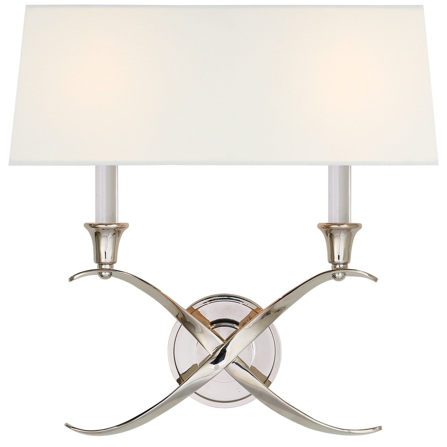 VISUAL COMFORT SIGNATURE, CROSS BOUILLOTTE SCONCE, WALL SCONCES